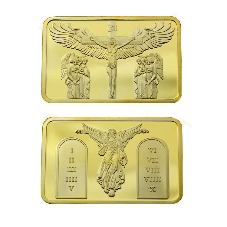 Jesus Cross Good Friday Commemorative Coin Gilded Coin Coin